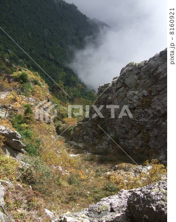 金峰山の崖から見下ろす 8160921