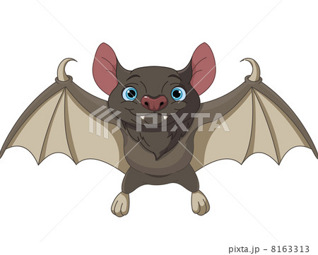 Halloween bat  flying 8163313