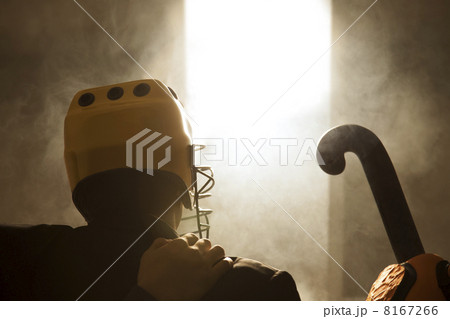 Hockey player with hockey stick Hockey player with hockey stick 8167266