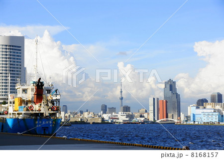 9月都市の風景・街並み241東京湾 8168157