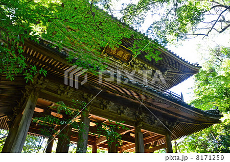 功山寺の「山門」（山口県下関市長府川端） 8171259