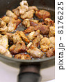 meat is fried in a pan 8176225