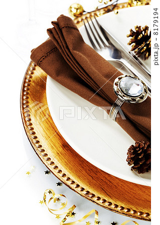 Christmas table place setting 8179194