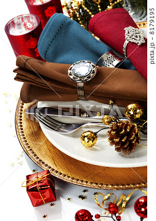 Christmas table place setting 8179195
