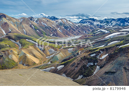 Scenic highland area of Landmannalaugar, Iceland Scenic highland area of Landmannalaugar, Iceland 8179946