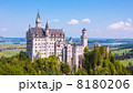 Summer view of Neuschwanstein Castle 8180206