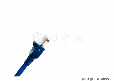 LANケーブル　白背景 8180991