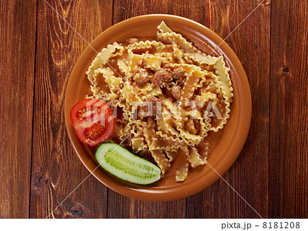 pasta mafalde with beef pasta mafalde with beef 8181208