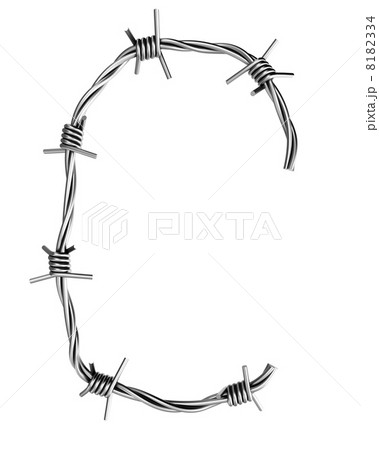 Barbed wire alphabet, C 8182334