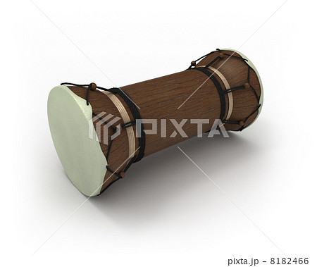 African talking drum in perspective 8182466