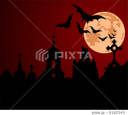 Halloween night in the town Halloween night in the town 8182543
