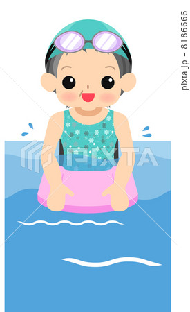 シニア女性_水着 8186666