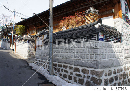 韓国 ソウル 北村韓屋村 韓国 ソウル 北村韓屋村 8187548