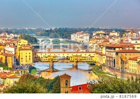 Bridges over Arno river in Florence Bridges over Arno river in Florence 8187569