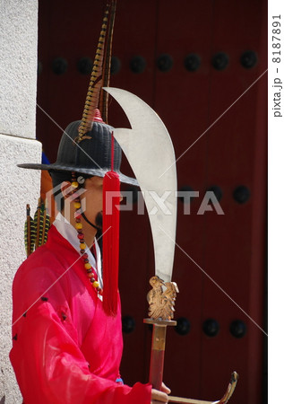 京福宮 守門将/韓国ソウル市 京福宮 守門将/韓国ソウル市 8187891