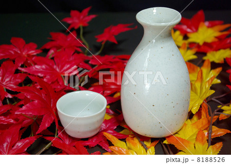 紅葉とお酒 紅葉とお酒 8188526