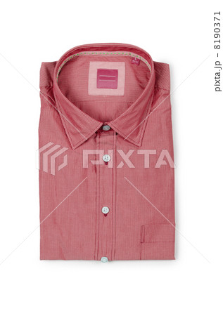 Nice male shirt isolated on the white 8190371