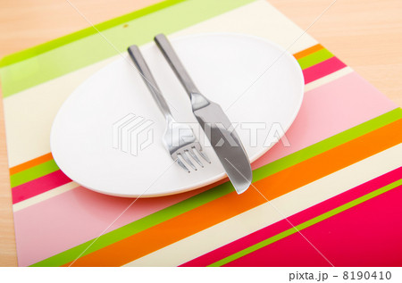 Table setting with knife and fork Table setting with knife and fork 8190410