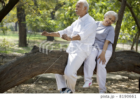 Executives cheering during cricket match 8190661