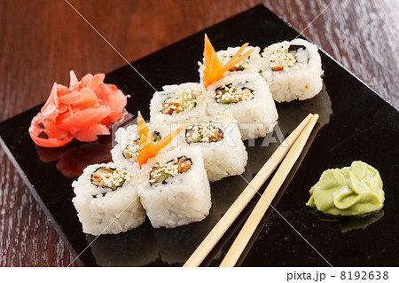 sushi with chopsticks sushi with chopsticks 8192638