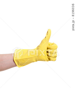 hand in glove isolated hand in glove isolated 8196036