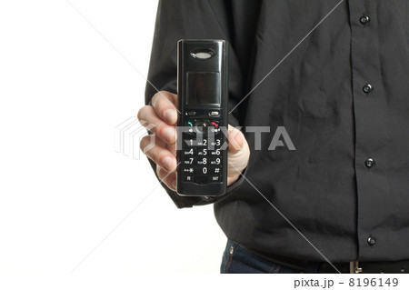 Silver black table cordless phone Silver black table cordless phone 8196149