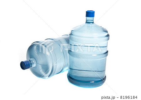two big plastic bottle's for potable water 8196184