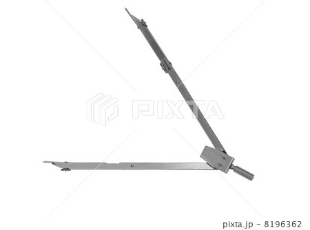 drafting compass isolated on a white drafting compass isolated on a white 8196362