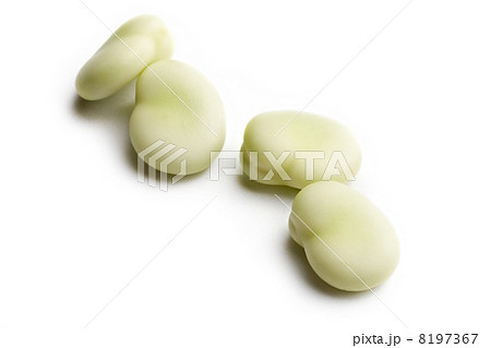 Beans isolated on white background 8197367