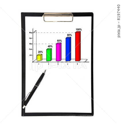 clipboard with graph clipboard with graph 8197440