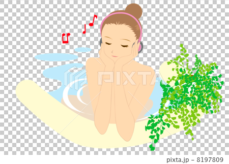 一個女人在洗澡 8197809