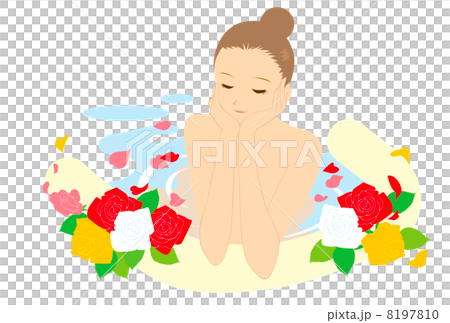 入浴中の女性 8197810