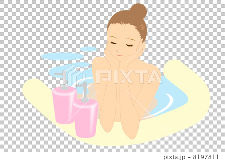 入浴中の女性 8197811