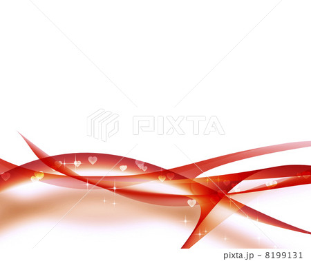 ハートと曲線の背景 8199131