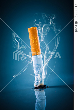 Cigarette butt - No smoking. 8202216