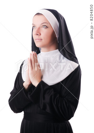 Young nun in religious concept Young nun in religious concept 8204850