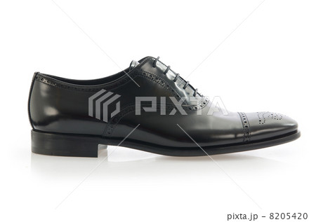 Male shoes in fashion concept on white 8205420