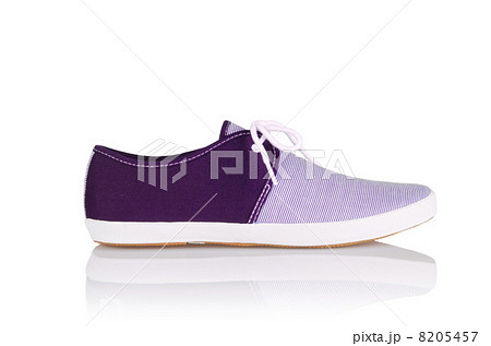 Sporty shoes in sport shoes concept on white Sporty shoes in sport shoes concept on white 8205457