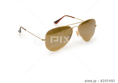 Elegant sunglasses isolated on the white Elegant sunglasses isolated on the white 8205492
