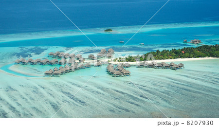Tropical Maldivian island in Indian ocean Tropical Maldivian island in Indian ocean 8207930