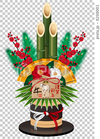 午 門松&絵馬_01 8208001