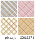 チェックのパターン　４種 8208871
