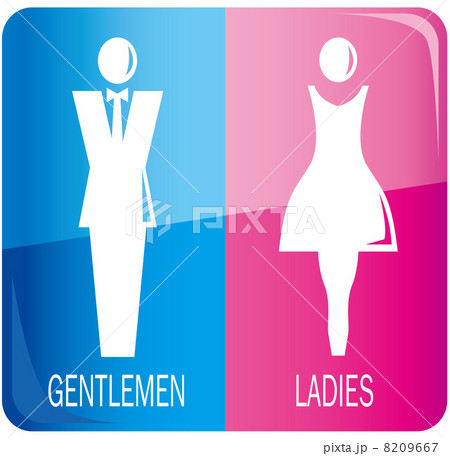 male and female sign Vector  8209667