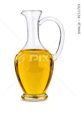Sunflower seed oil in glass decanter 8211703