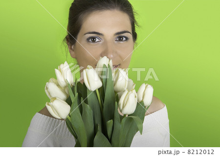 Woman with Tulips 8212012