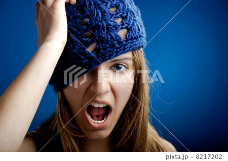 Beautiful woman yelling Beautiful woman yelling 8217202