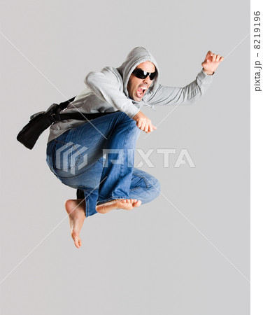 Young man jumping Young man jumping 8219196