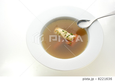 vegetable soup with organic carrot and celery 8221636