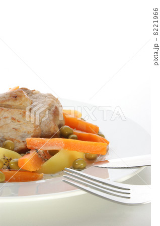 potato with carrot and pork chops potato with carrot and pork chops 8221966