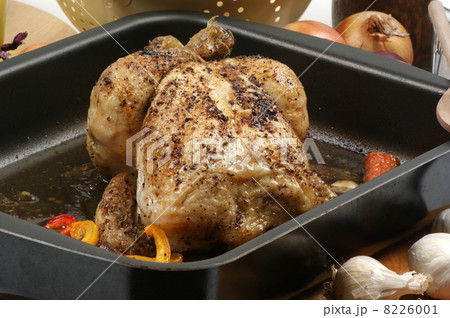 roasted delicious chicken with fresh vegetable roasted delicious chicken with fresh vegetable 8226001